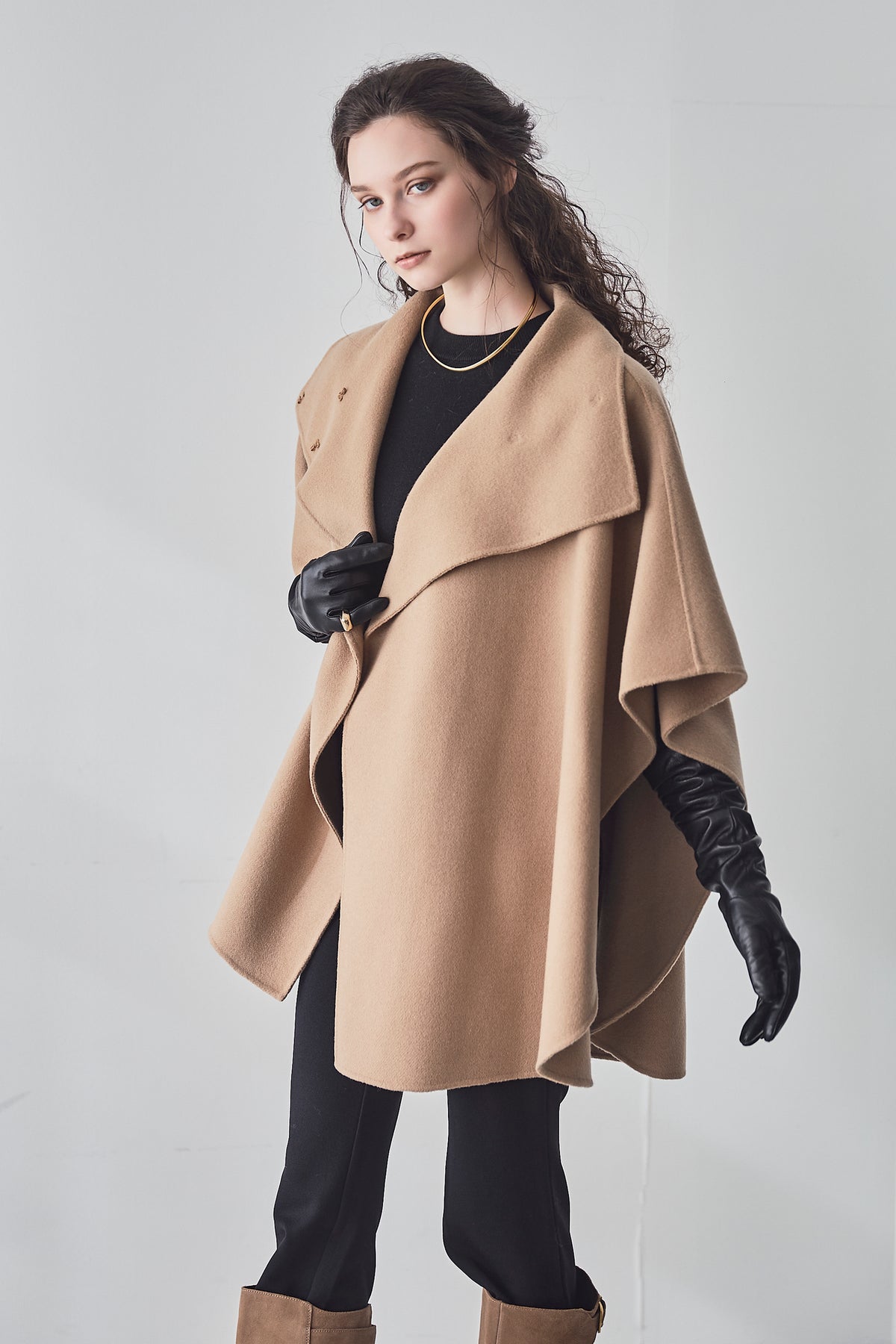 Multi-way cape coat